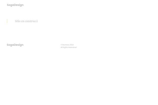 sogadesign.net site used Bauhaus