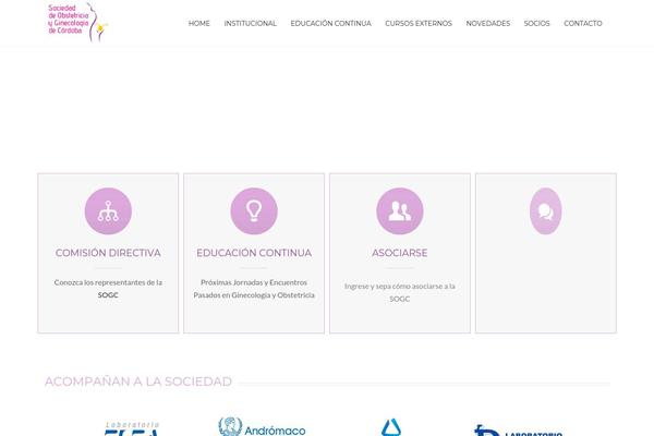 Site using Parallax_video_backgrounds_vc plugin