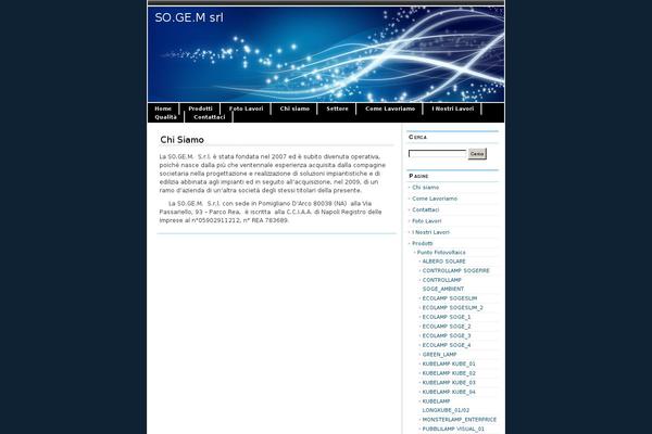 magicblue theme site design template sample