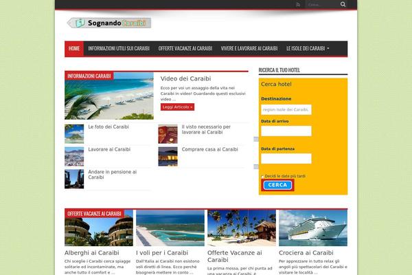 Jarida theme site design template sample