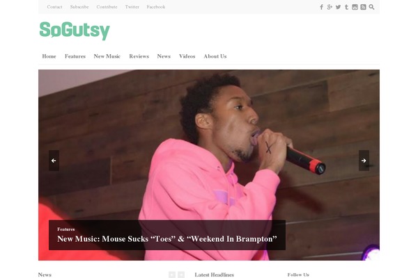 Outspoken theme site design template sample