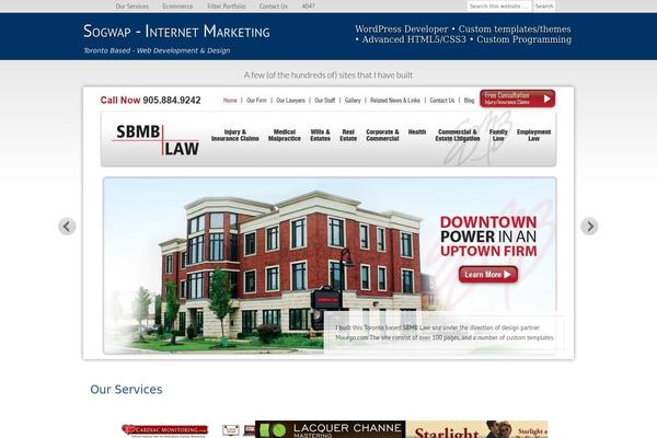 Beaver Builder theme site design template sample
