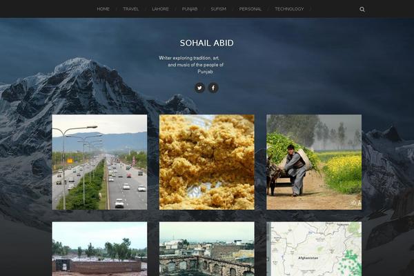 McLuhan theme site design template sample