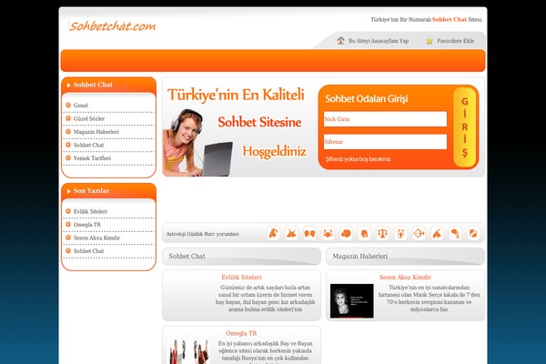 sohbetchat.com site used Sohbet