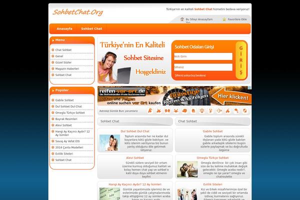 sohbetchat.org site used Sohbet