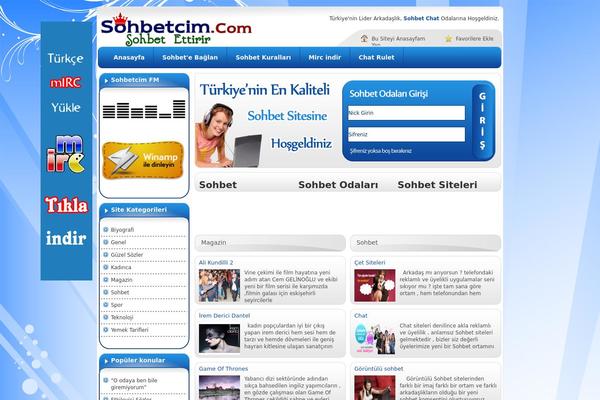 Temasohbet theme site design template sample