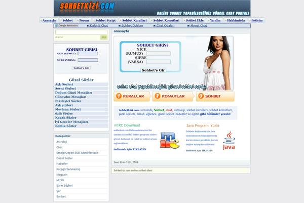 Blocks theme site design template sample