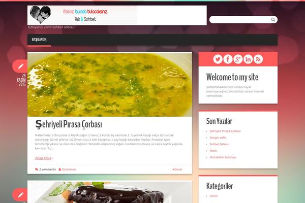 Duena theme site design template sample