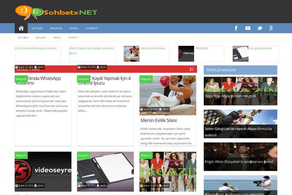 ProMax theme site design template sample
