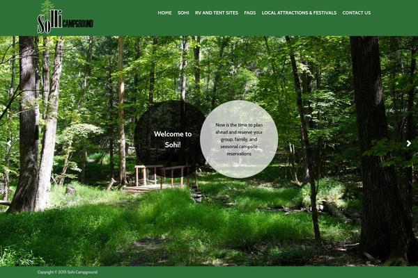 Adament theme site design template sample