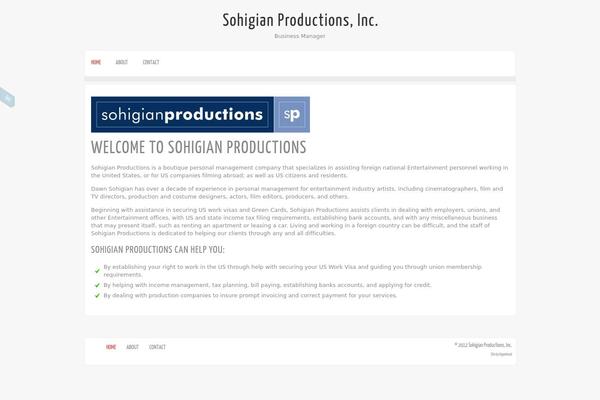 Zenon Lite theme site design template sample