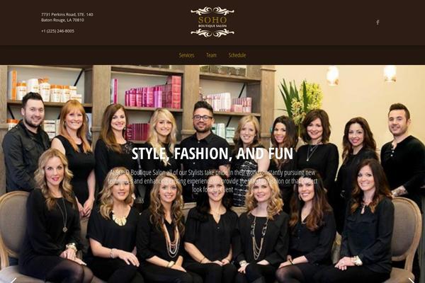 Linguini theme site design template sample