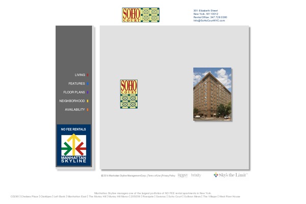 Manhattan-skyline theme site design template sample