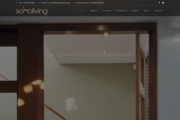 Archi theme site design template sample
