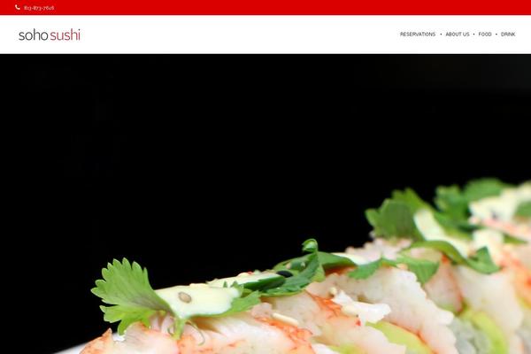 Brooklyn theme site design template sample