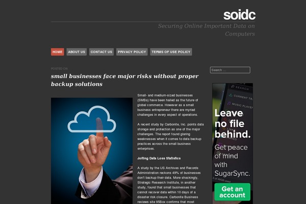 Sixhours theme site design template sample