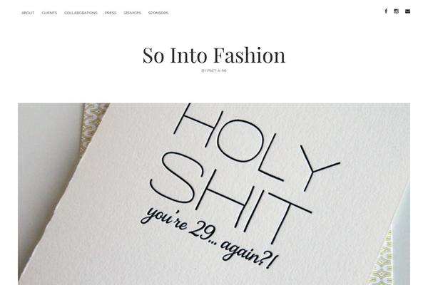 Chosen theme site design template sample