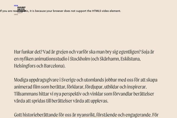 Semplice6 theme site design template sample