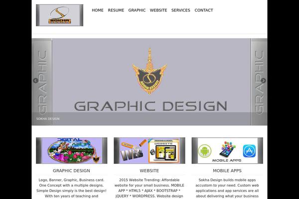 Craft theme site design template sample