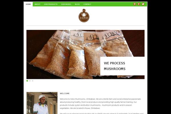 Beverly theme site design template sample