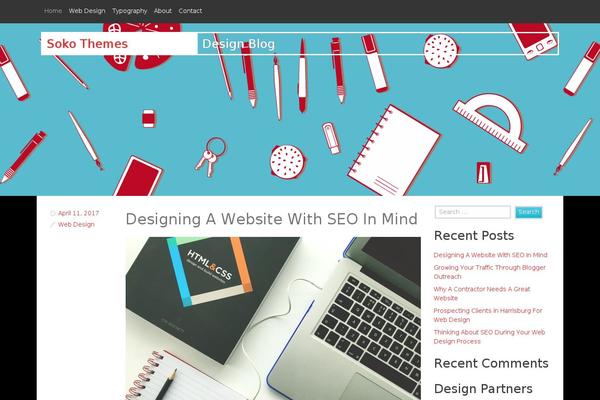 Swiss theme site design template sample