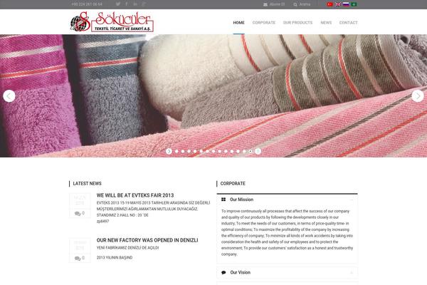 Olympus theme site design template sample