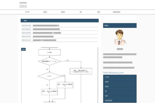 Affinger5-child theme site design template sample