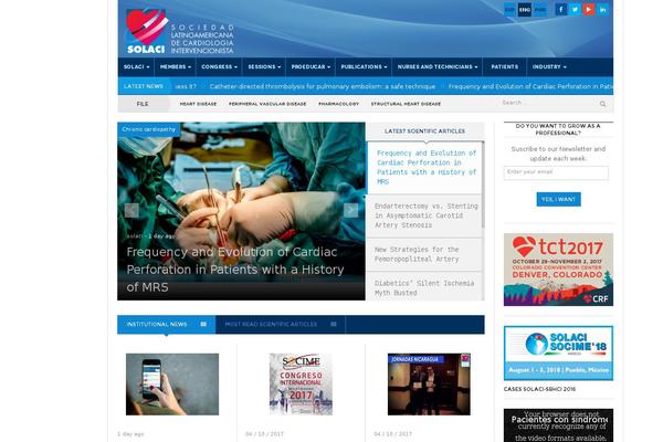 Site using JB Horizontal Scroller News Ticker plugin