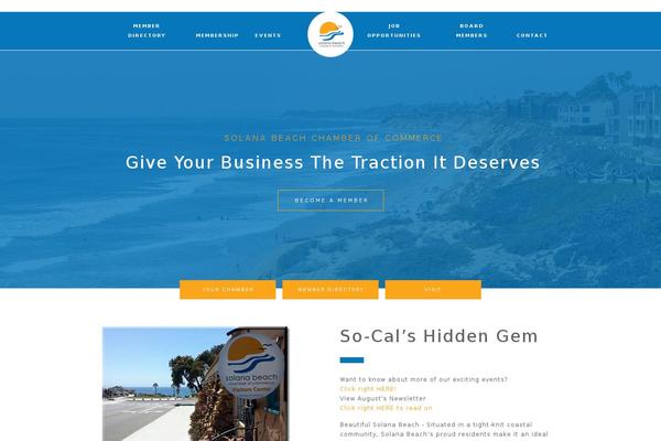 Chamber theme site design template sample