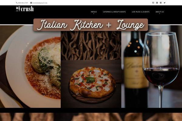 Site using Foodpress plugin