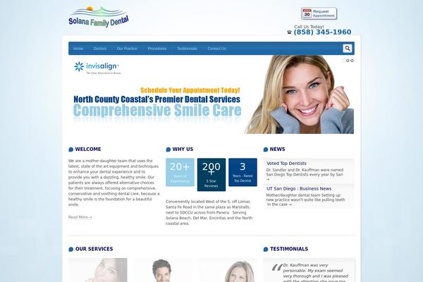 solanafamilydental.com site used Studium