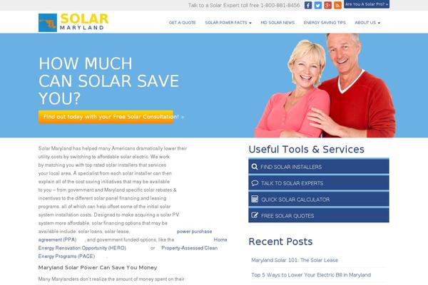 solar-maryland.org site used Solar-states