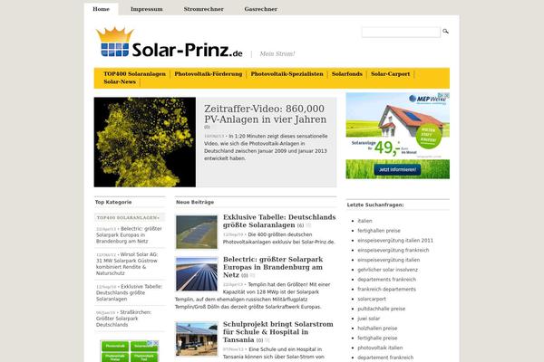 Mimbo theme site design template sample