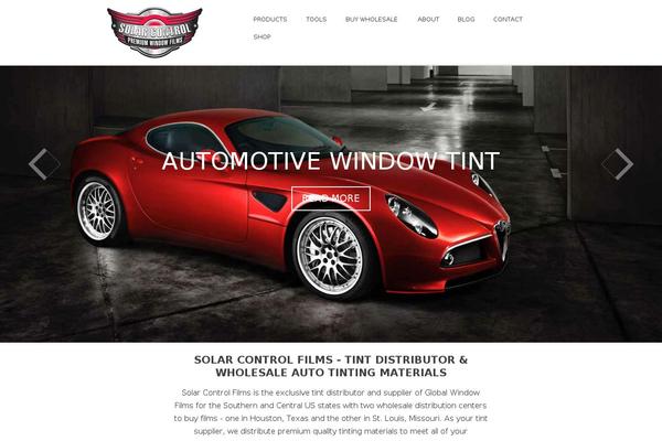 Indigo theme site design template sample