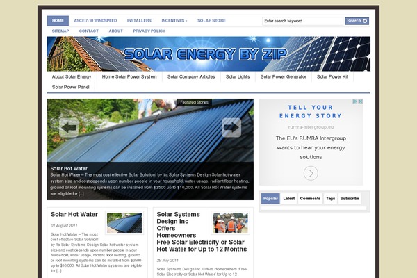 Gazette theme site design template sample