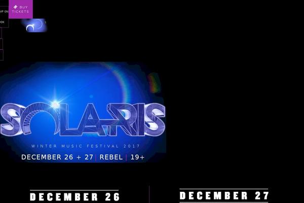 solarismusicfestival.com site used Solaris-full