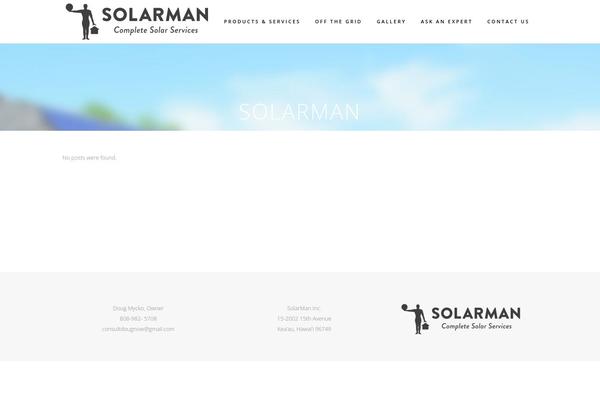 Bridge Child theme site design template sample