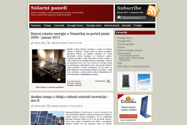 ModXBlog theme site design template sample
