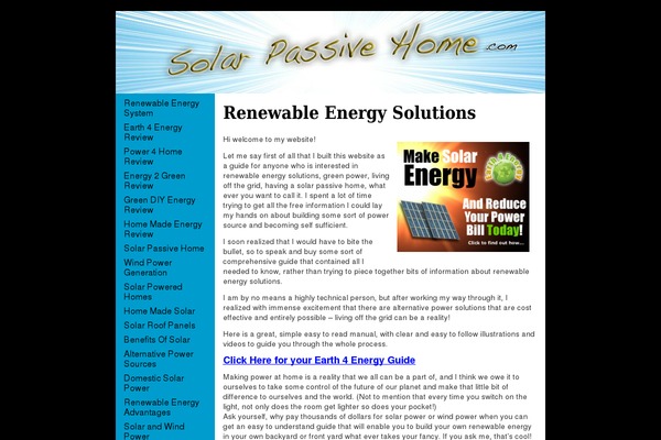 solarpassivehome.com site used Affiloblueprint_theme_1.0
