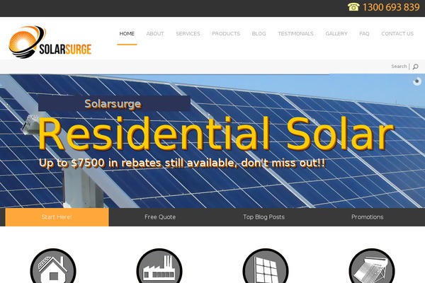 solarsurge.com.au site used Haxon