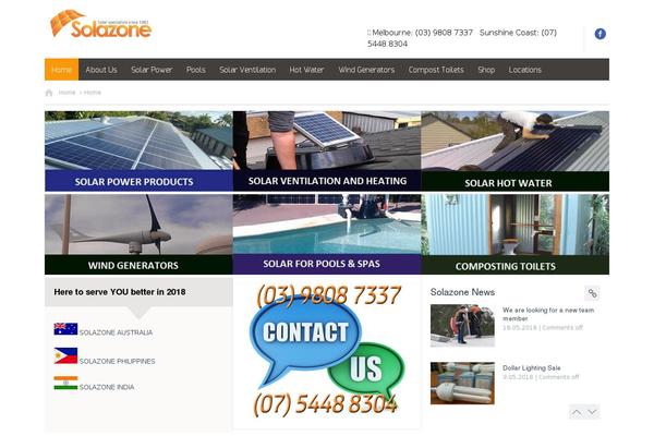 Site using WPFront Scroll Top plugin