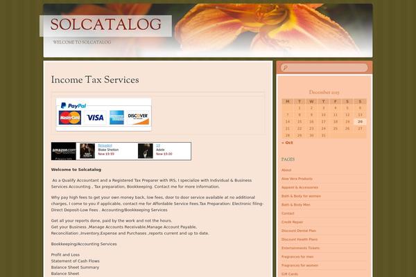 Bouquet theme site design template sample