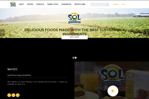 solcuisine.com site used Sol-cuisine
