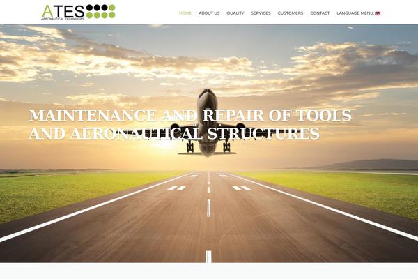 Industrial theme site design template sample