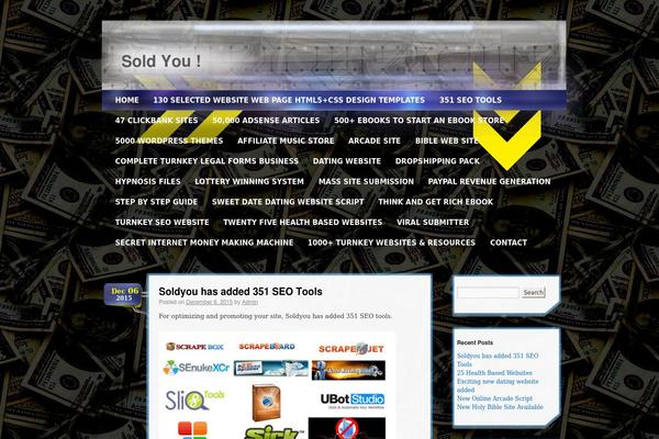 Futuristica theme site design template sample