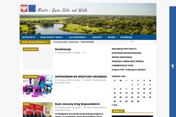MH Magazine theme site design template sample