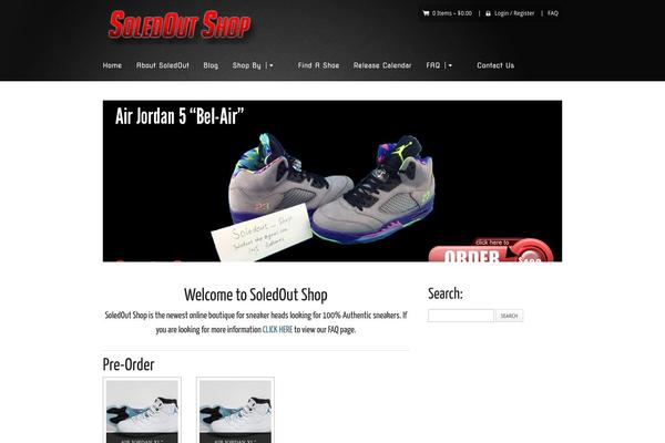 Sommerce theme site design template sample