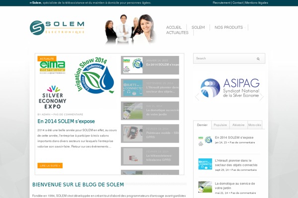 solem-blog.fr site used Newsroll