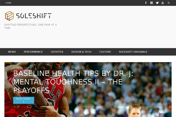 PRESSO theme site design template sample