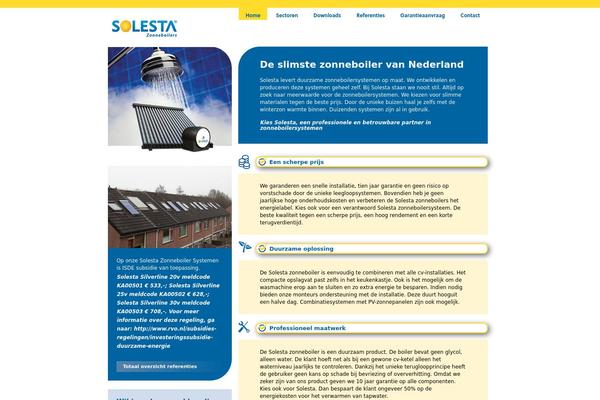 solesta.nl site used Wordpress_theme